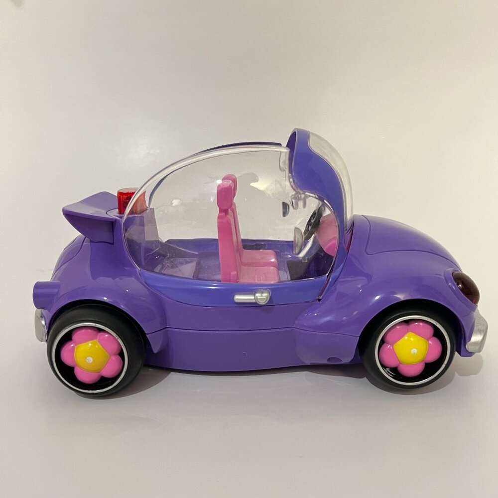 Jakks Pacific Purple Toy Car for Mini Dolls Tu Tu Bella Polly Pocket